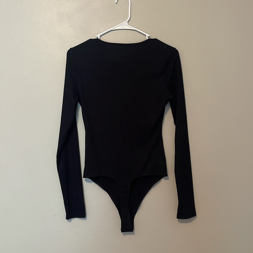 AE Long-Sleeve Henley Bodysuit - Picture 2 of 2